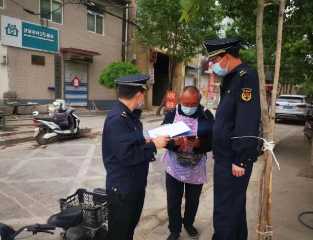 “城管蓝”遇见“战疫白”，济南槐荫区绘就城市管理“平安色”